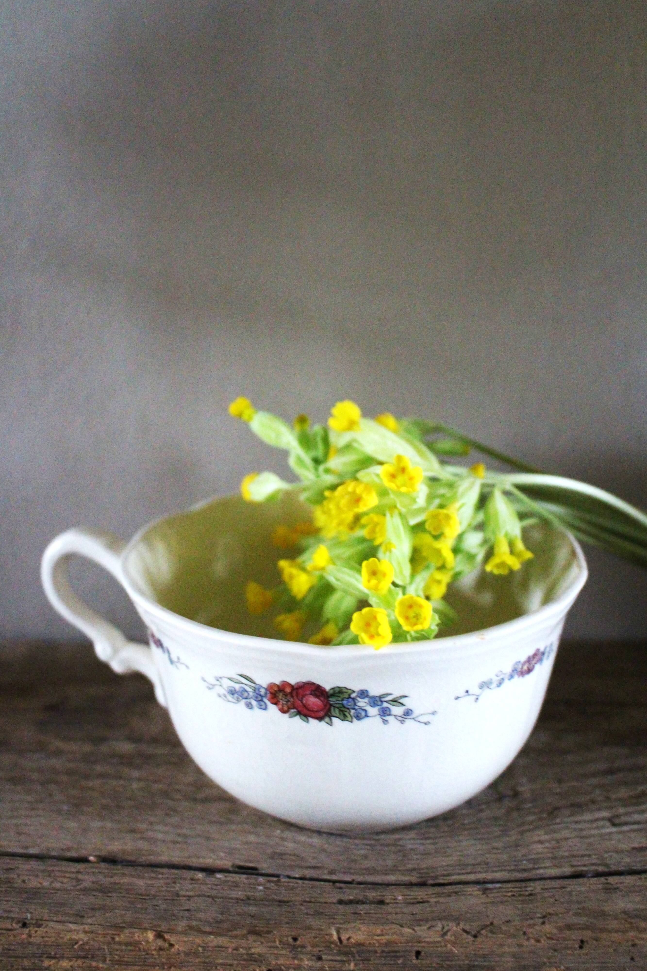 Tasse Faïence Sarreguemines Fleurs Alsace