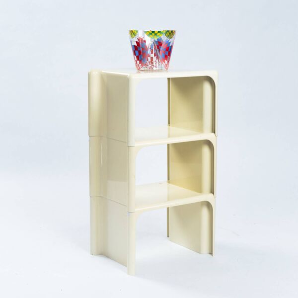 Table d'appoint empilable Scagno de Giotto Stoppino Elco Scorze, années 1970, lot de 3