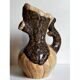 Faux-bois ceramic pitcher signed "Cérart" MONACO vintage