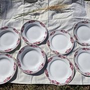 Lot of 10 deep and flat plates Ceranord St Amand model Roubaix +2