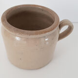 Old terracotta butterpot