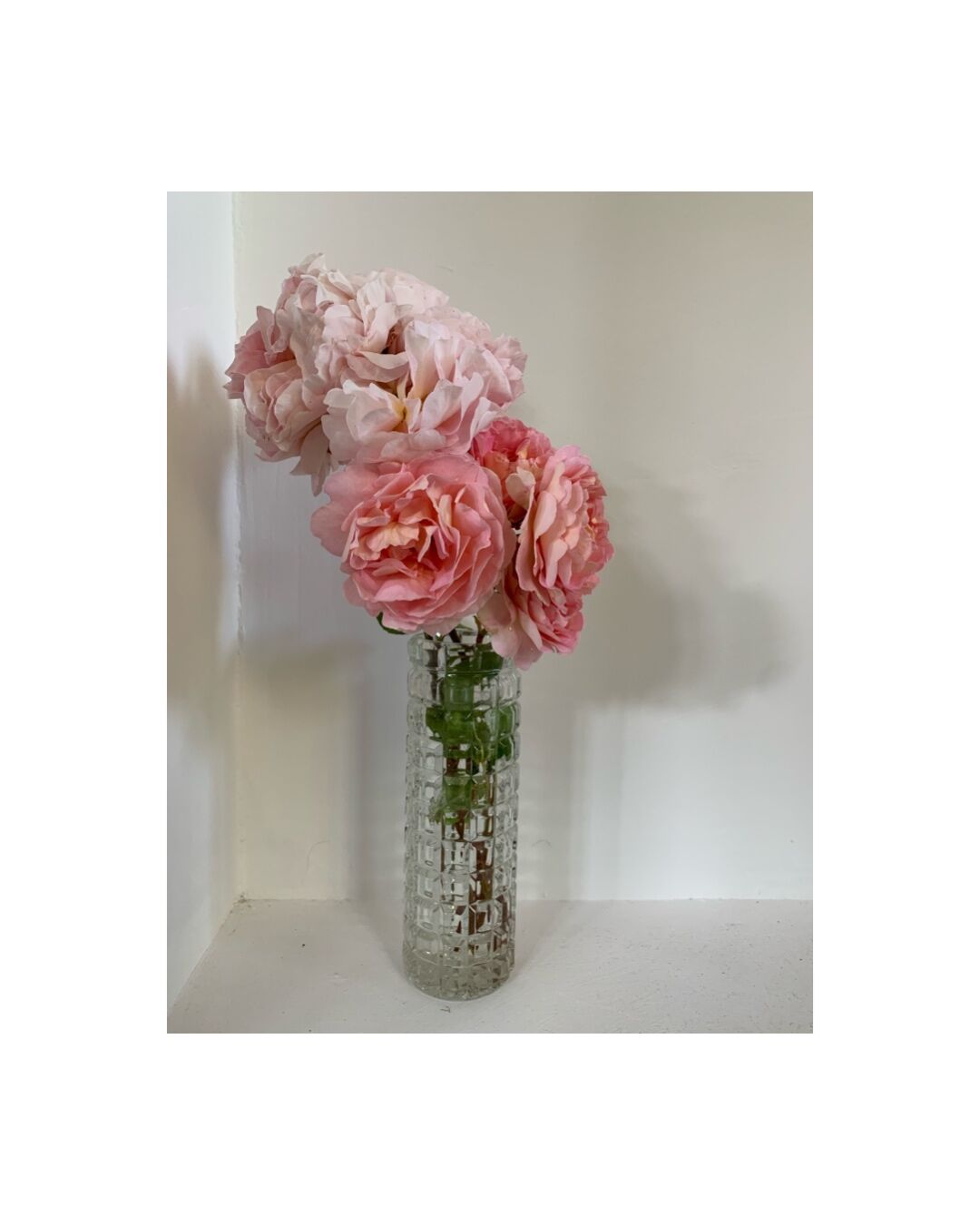Vase cristal ou verre taillé