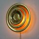 Mid-Century Cascading Wall Lamp in Brass, 1950s