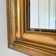 Paire de miroirs muraux en bois doré danois antiques, fin du 19e siècle
