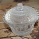 Sugar bowl, candy-maker décor fleur de lys vintage