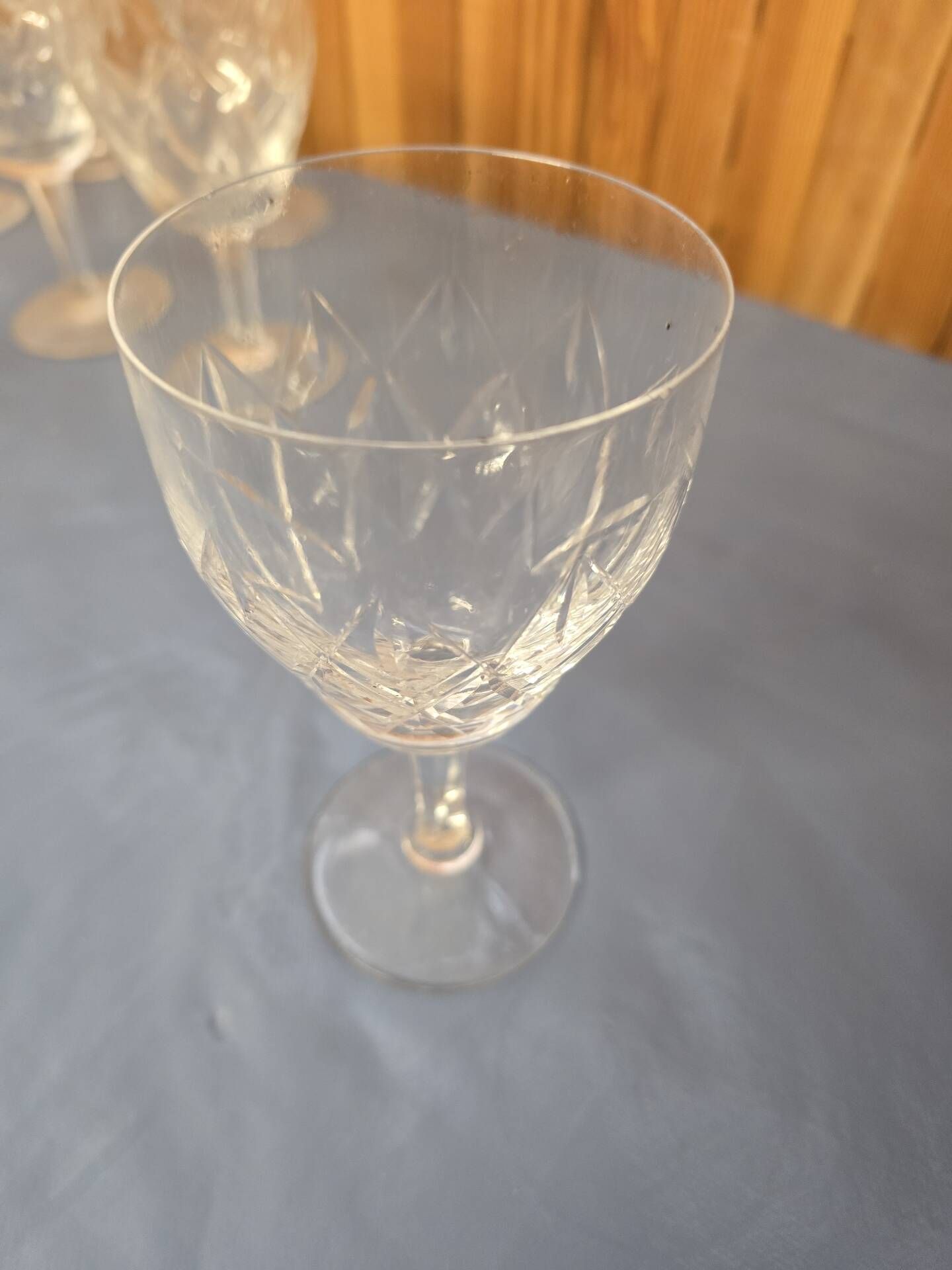 Service en cristal de Lorraine 1950