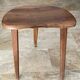 Tabouret tripode vintage en bois  1950