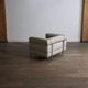 Cassina LC3 armchair by Le Corbusier in leather, Italy 1980s