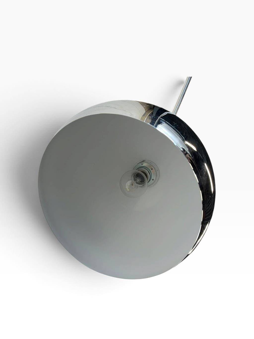 Vintage chrome arc lamp with marble base KARE
