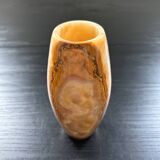 Oblong onyx vase