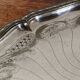 Large silver-plated serving tray, late 19th century.