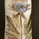 Bottle holder or refresher Albert Thiry, in glazed ceramic Vallauris, thistle decoration, 1960