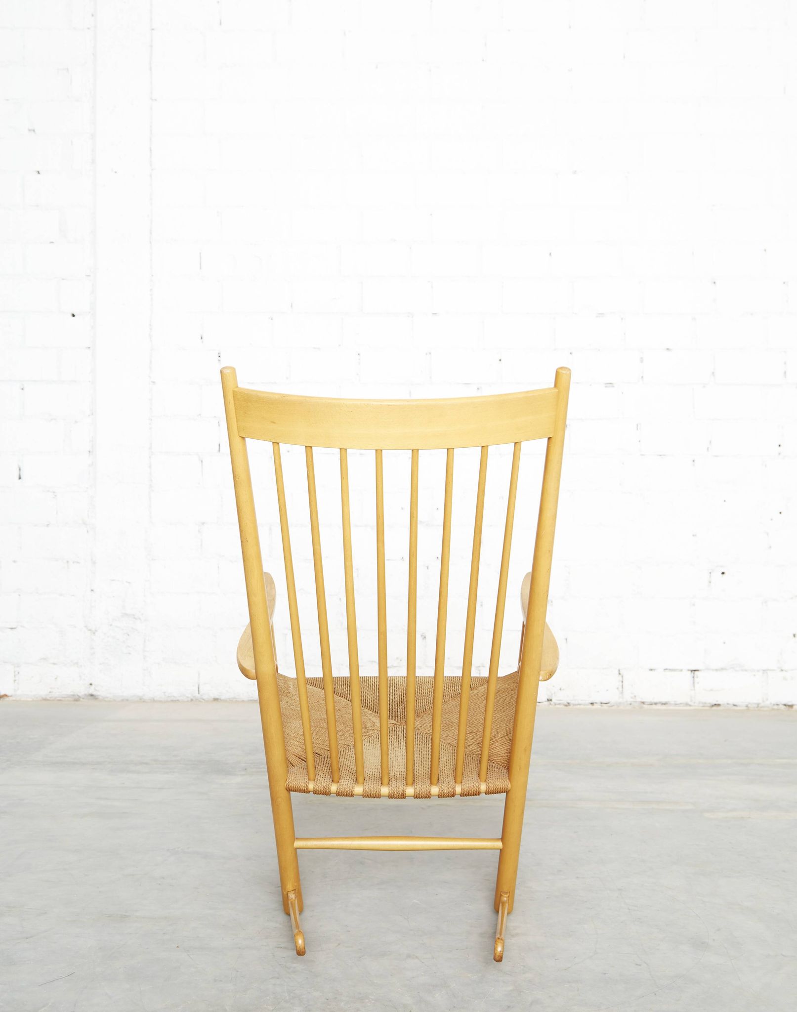 Vintage J16 Rocking Chair by Hans J. Wegner for FDB Møbler, 1960s