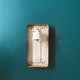 Wall lamp or ceiling lamp thick glass seventies vintage