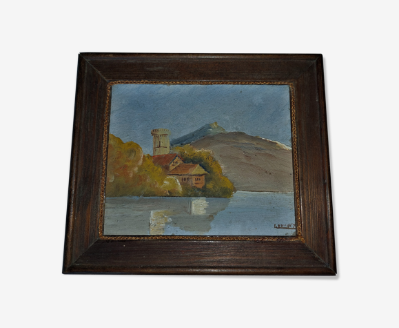 Tableau huile sur panneau