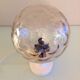 Bedside lamp globe in tinted glass / vintage 60s-70s