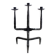 Brutalist cast iron candle holder 1950