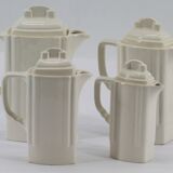 Set of 4 old teapots