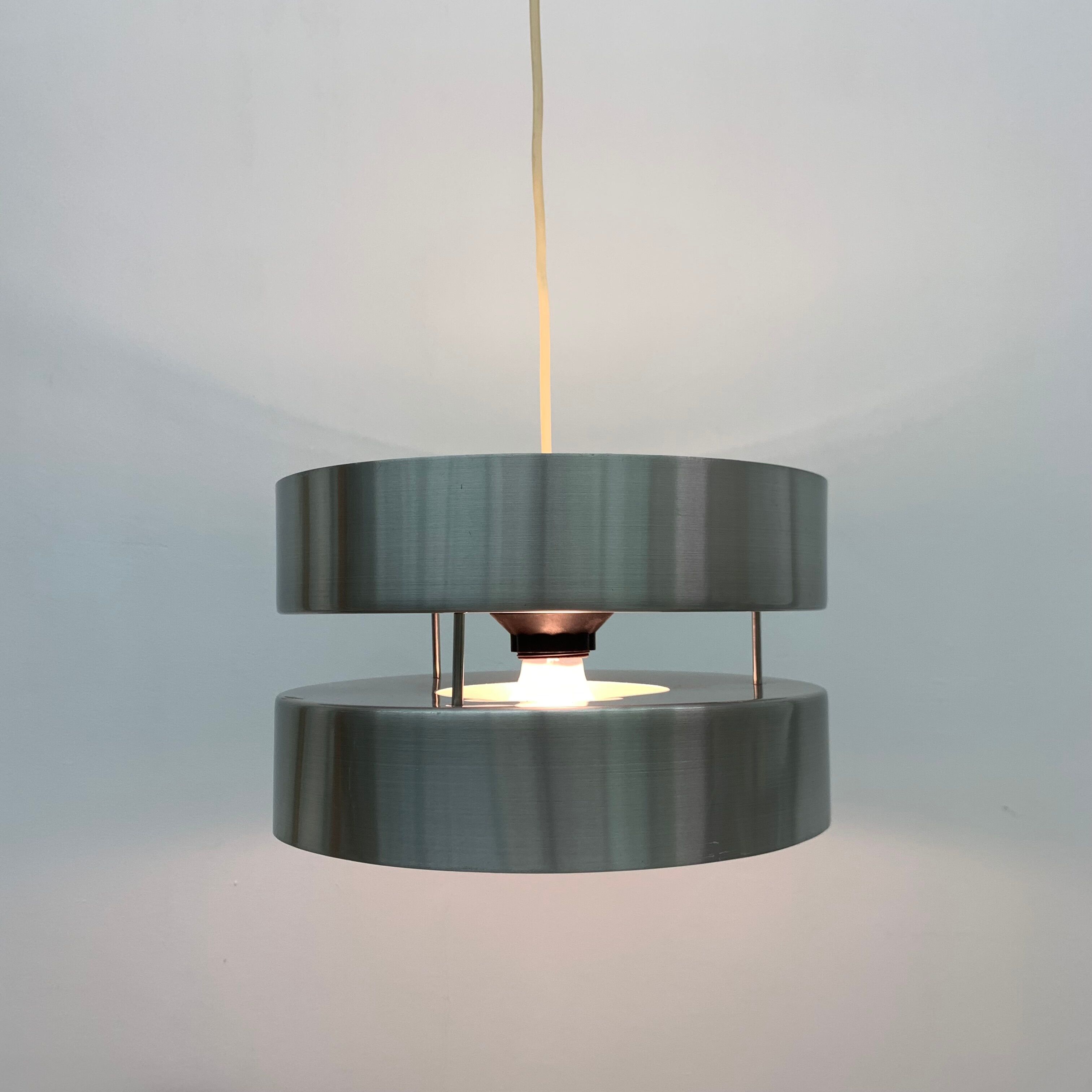 Hanging lamp aluminium design , 1960