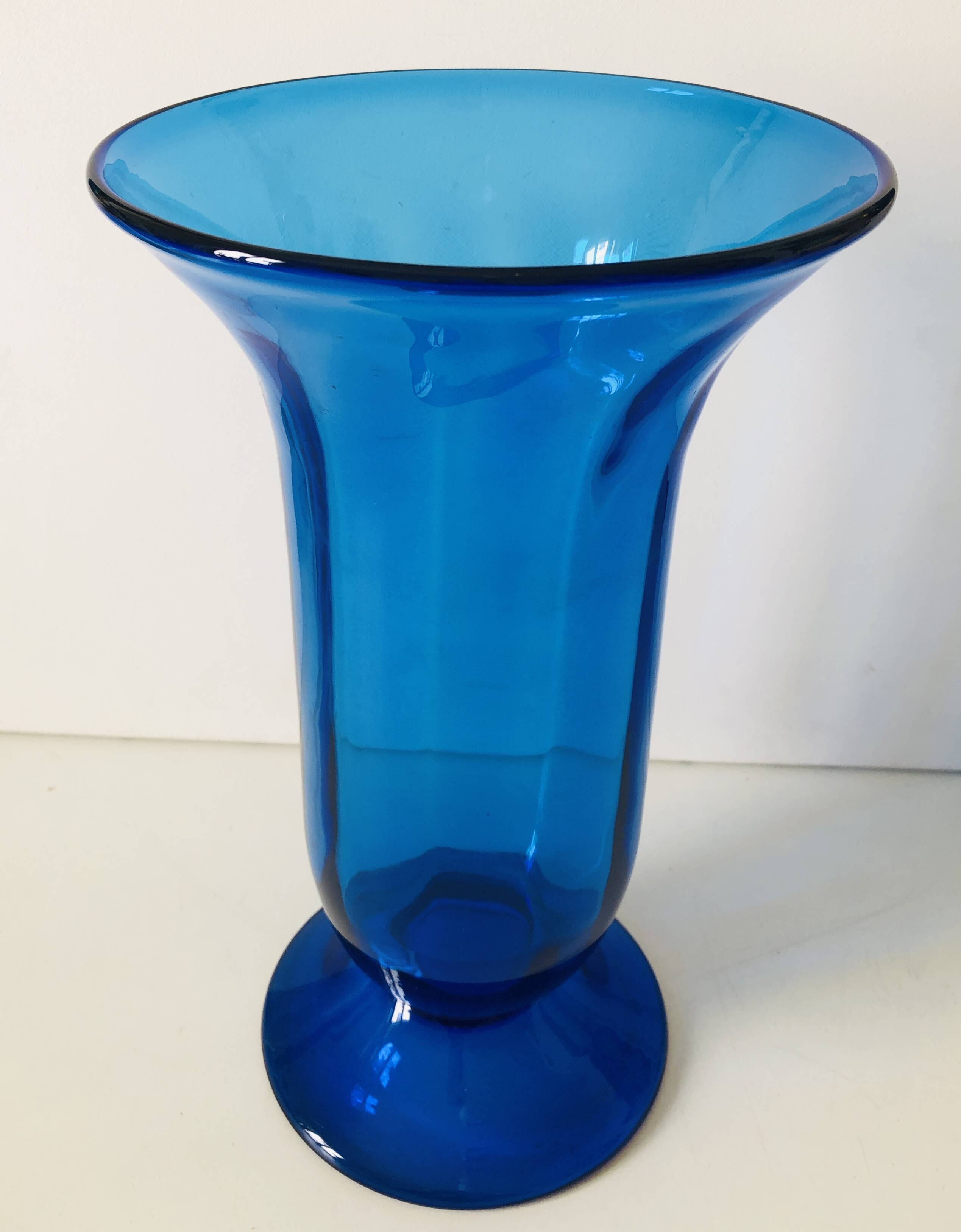 Blown glass vase