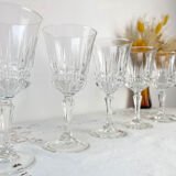 6 verres à eau en cristal Luminarc