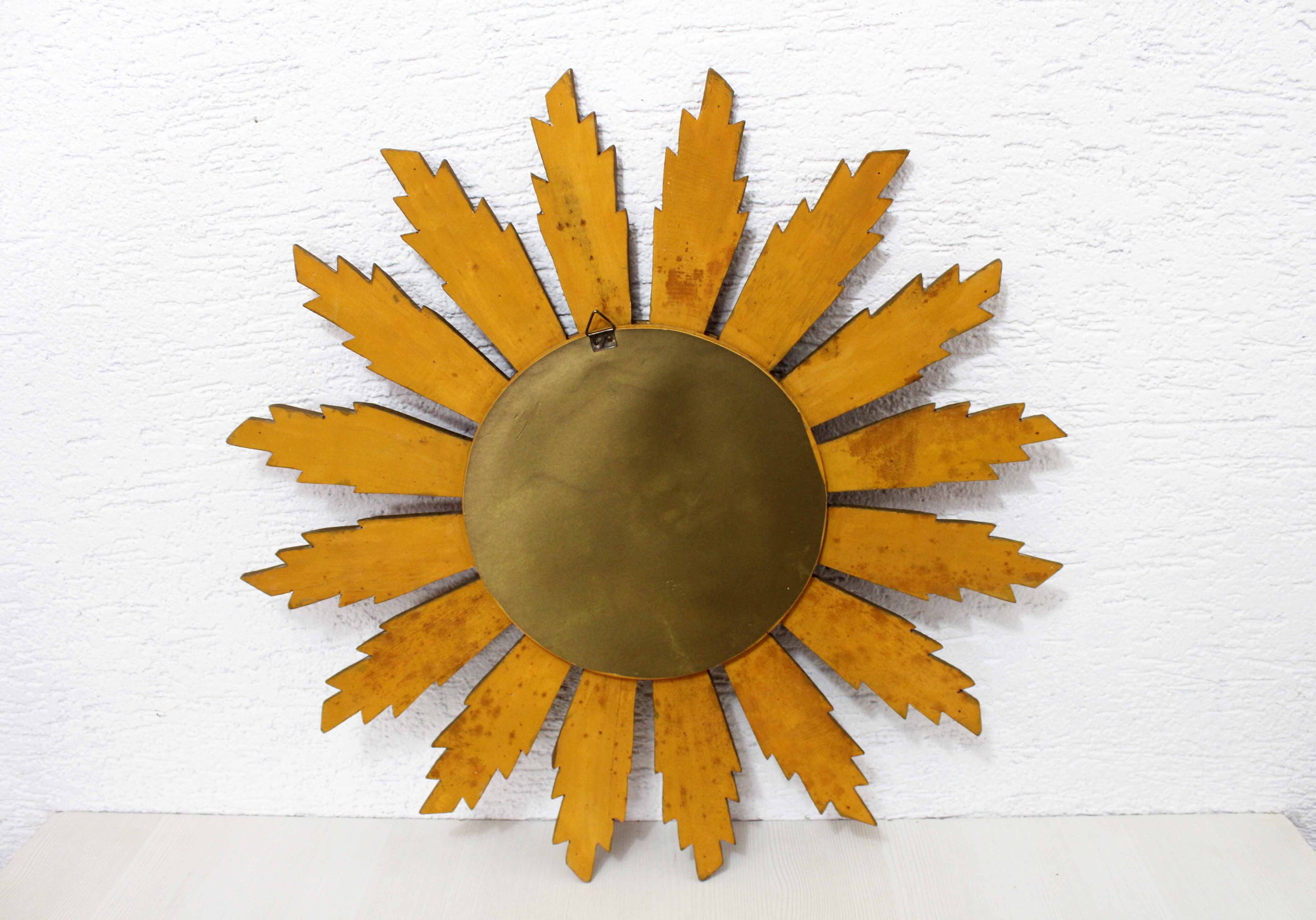 Vintage resin sun mirror
