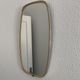 Vintage mirror 1960 asymmetrical mirror - 46 x 24 cm