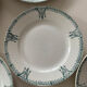 Flat plates in antique St Amand earthenware