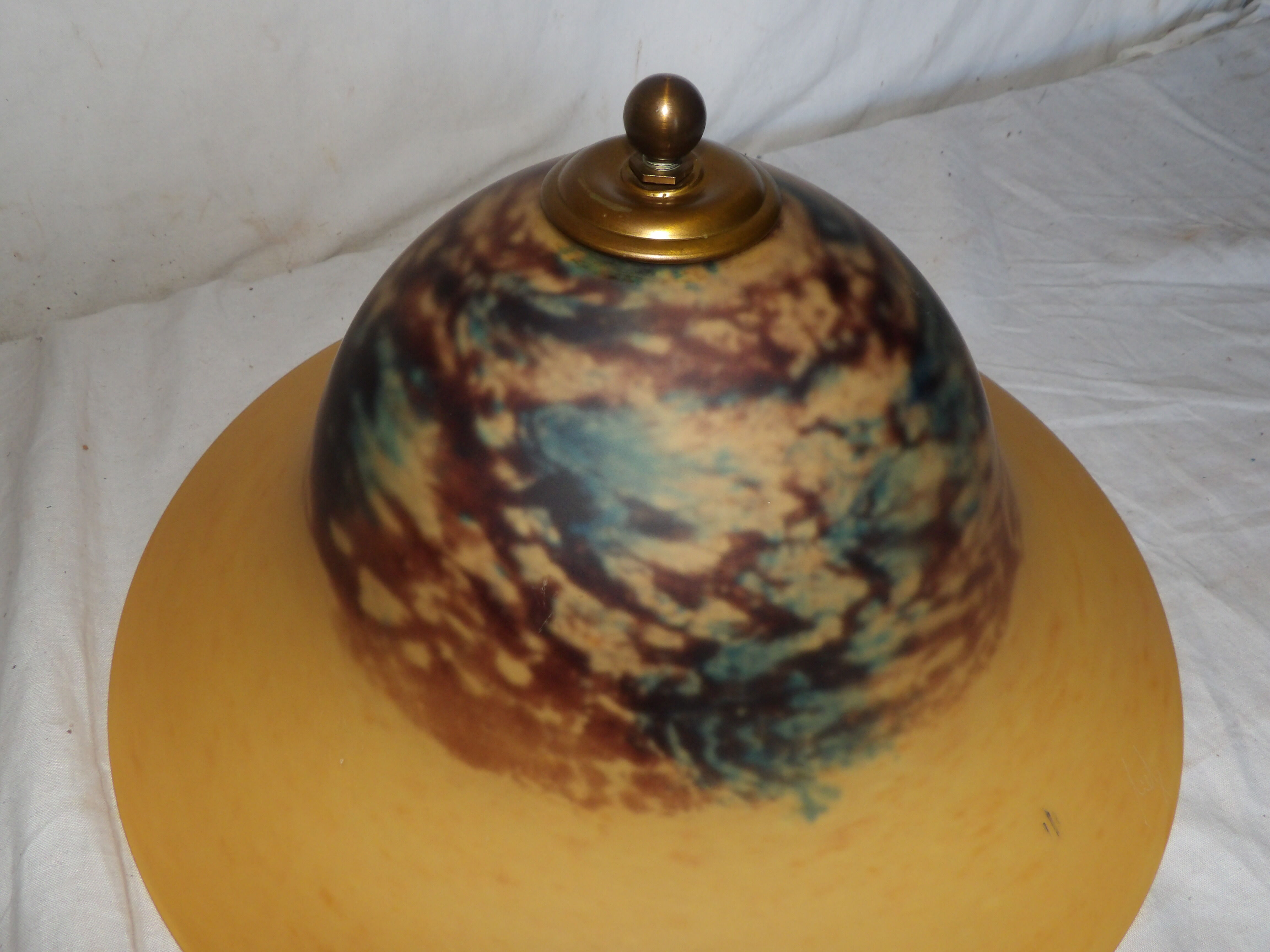 Ceiling lamp glass paste Tiel individual manufacture like school nancy equipped fasteners, bulbs