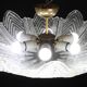 Bologna, Italian Murano Glass Ceiling Light or Flush Mount, 1980s
