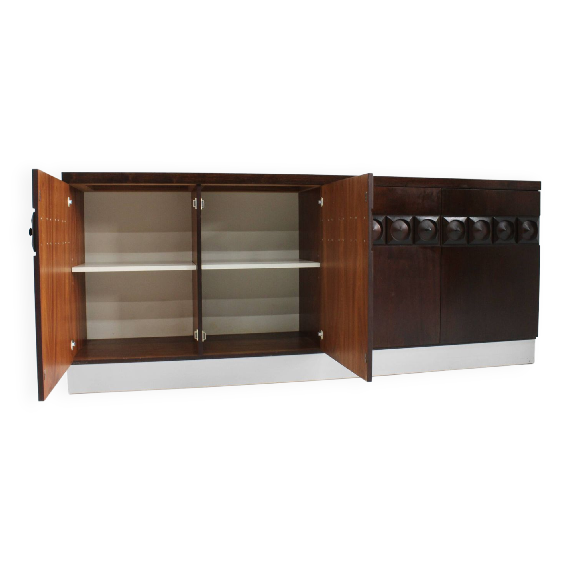 Crédence de Buffet Brutaliste Vintage