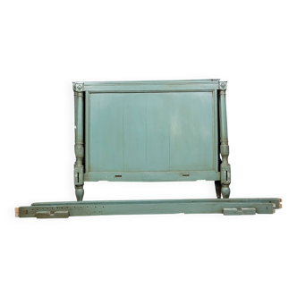 Directoire period center bed in lacquered wood