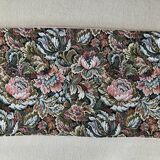 Pair of cushion covers, old tapestry and cotton gauze