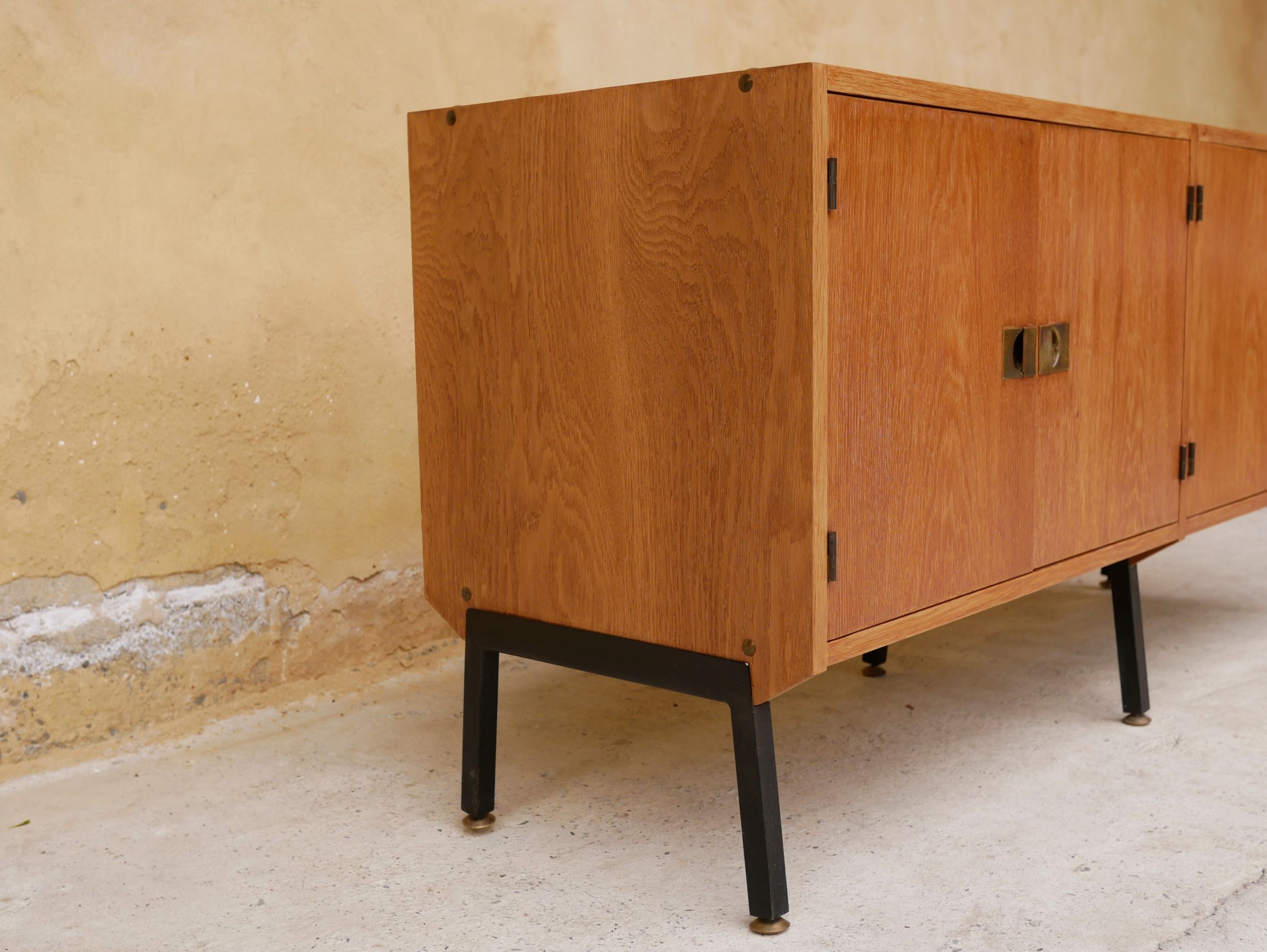 Vintage sideboard by René-Jean Caillette for Charron editions