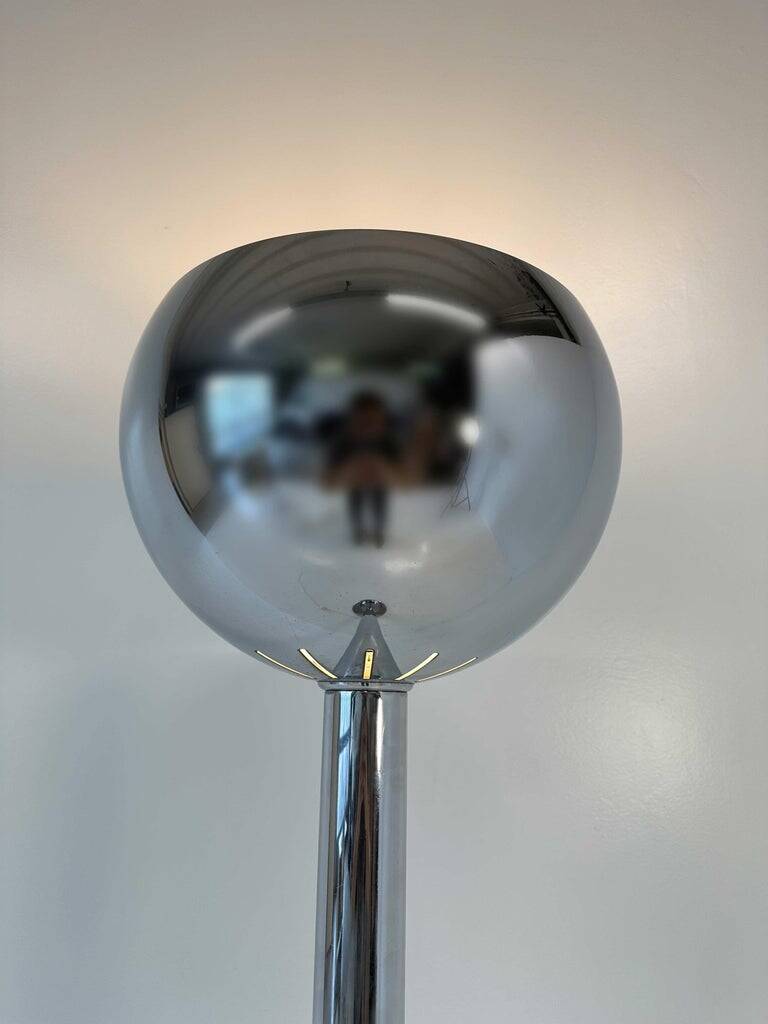 Chrome floor lamp AM2Z by Franco Albini for Nemo Lighting, 1970