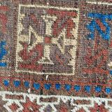 Ancient tribal baloch carpet 148x78 cm