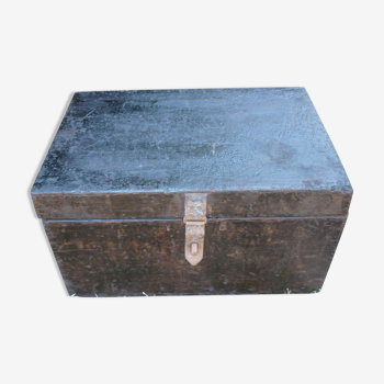 Old wooden toolbox