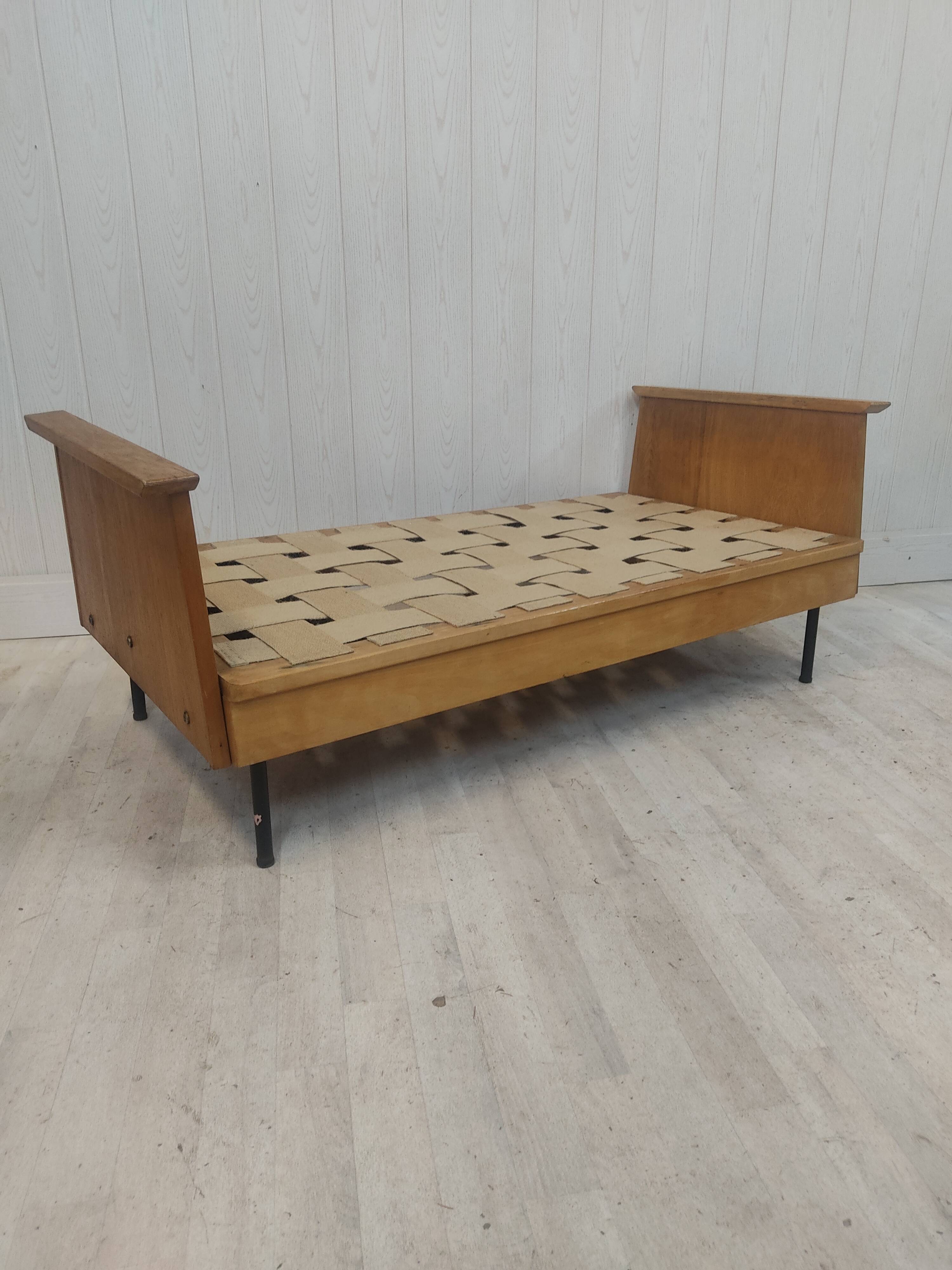Vintage daybed bed bench 50s 60s