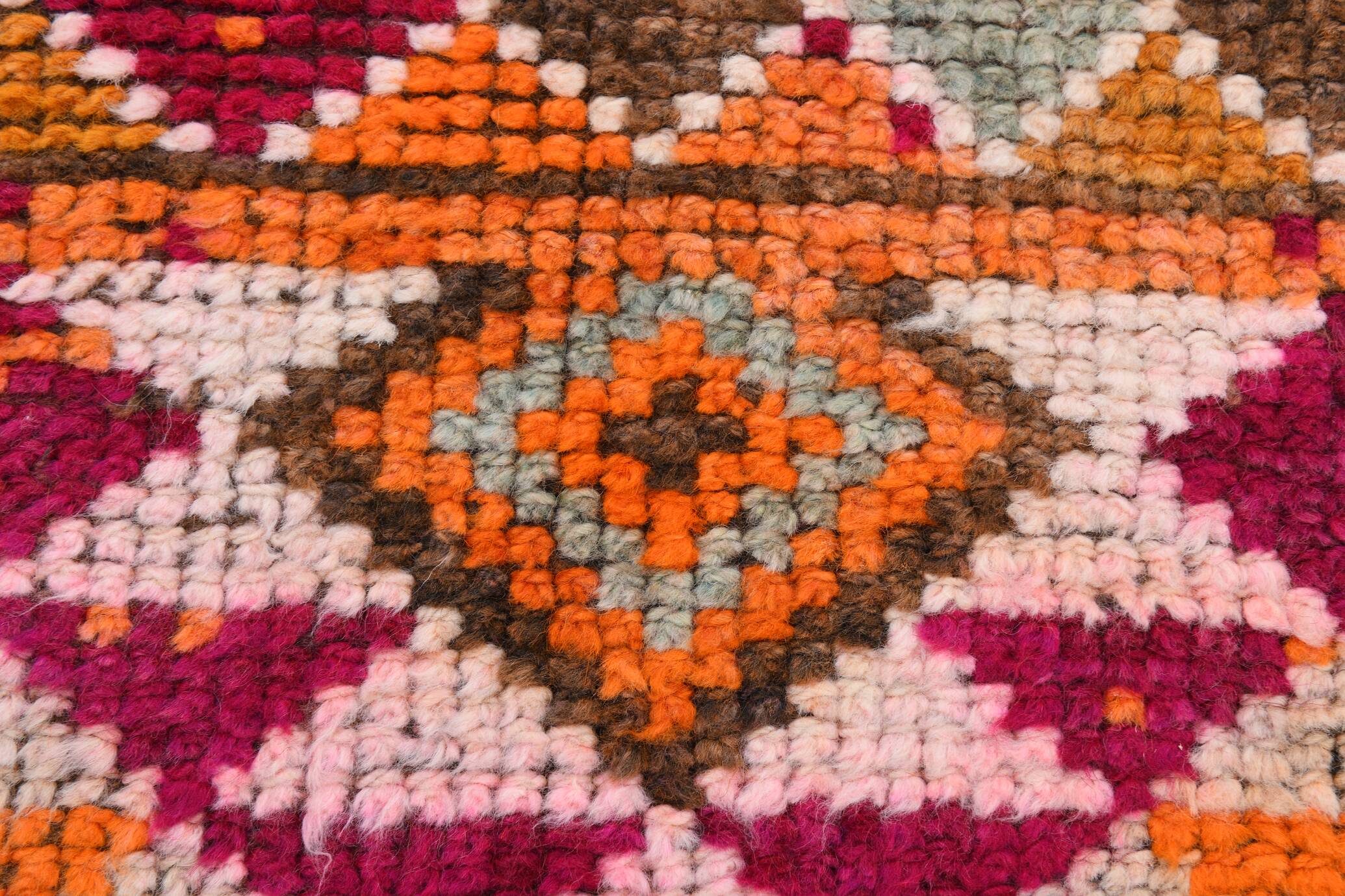 3x12 Pumpink Orange Oriental Turkish Runner Rug, 83x367Cm