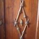 Chevet pitchpin et bambou 1900