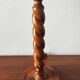 French lamp from the mid-20th century in twisted wood.