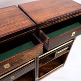 Captain´s Bar Made In Rosewood With wheels by Dyrlund From 1960s