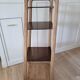 Scandinavian shelf in wood and plexiglass 70s