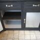 Seasy oak solid black patina and zinc