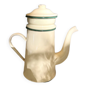 Enameled coffee pot