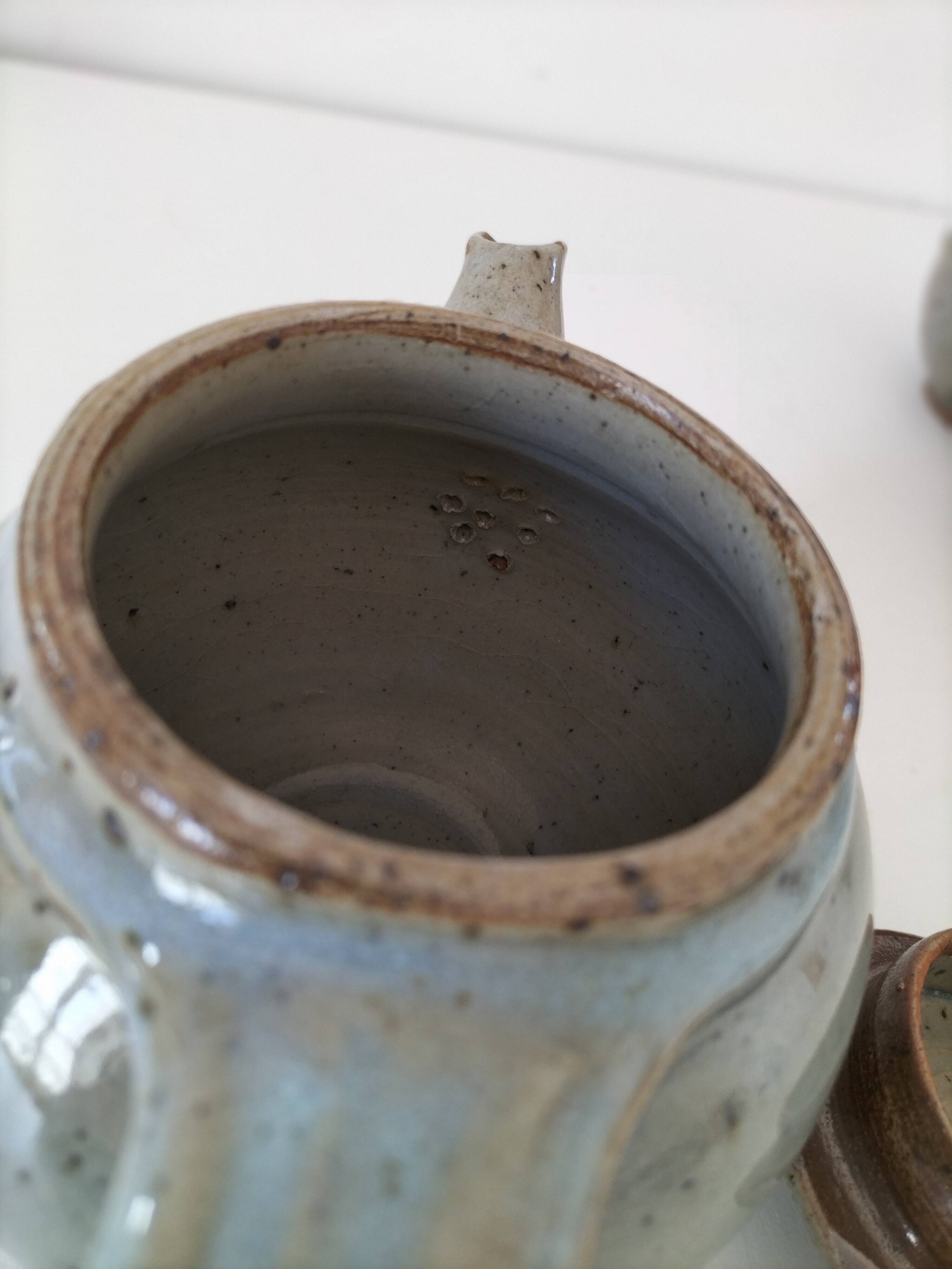 Boisbelle stoneware tea set – French wabi-sabi craftsmanship