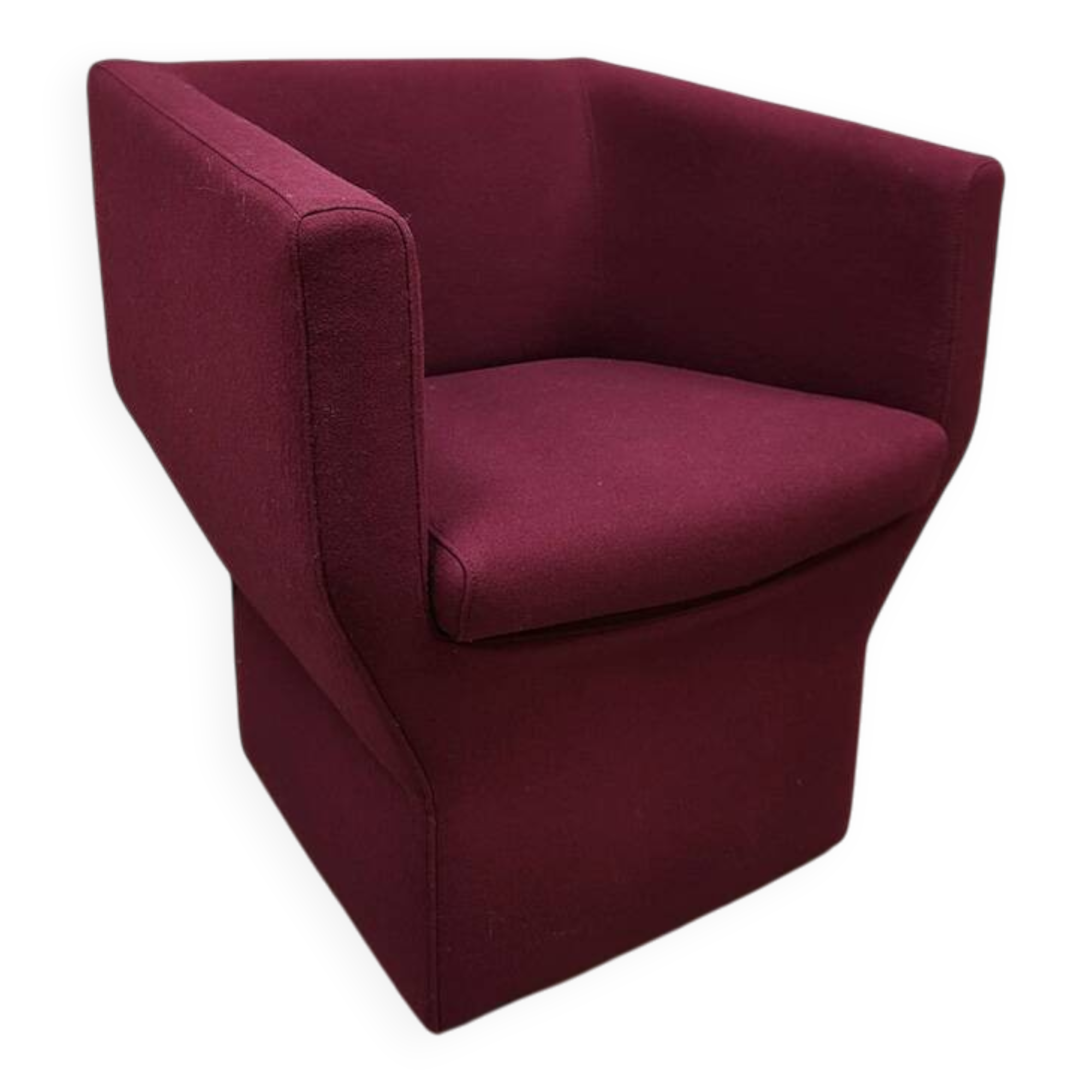 Vintage design geometric lounge chair Walter Knoll 1990