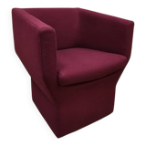 Vintage design geometric lounge chair Walter Knoll 1990