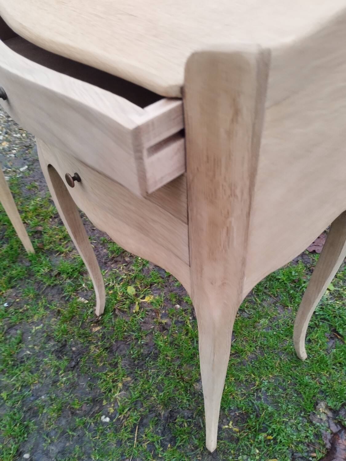 Pair of antique Louis XV style bedside tables