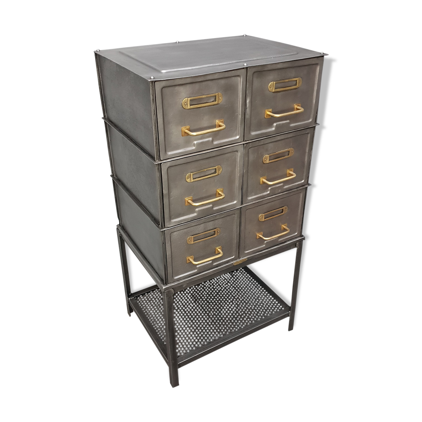 Former furniture workshop six drawers metal Strafor